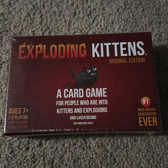 Exploding Kittens Game original edition & party + 2 Mashems - Picture 9 of 10
